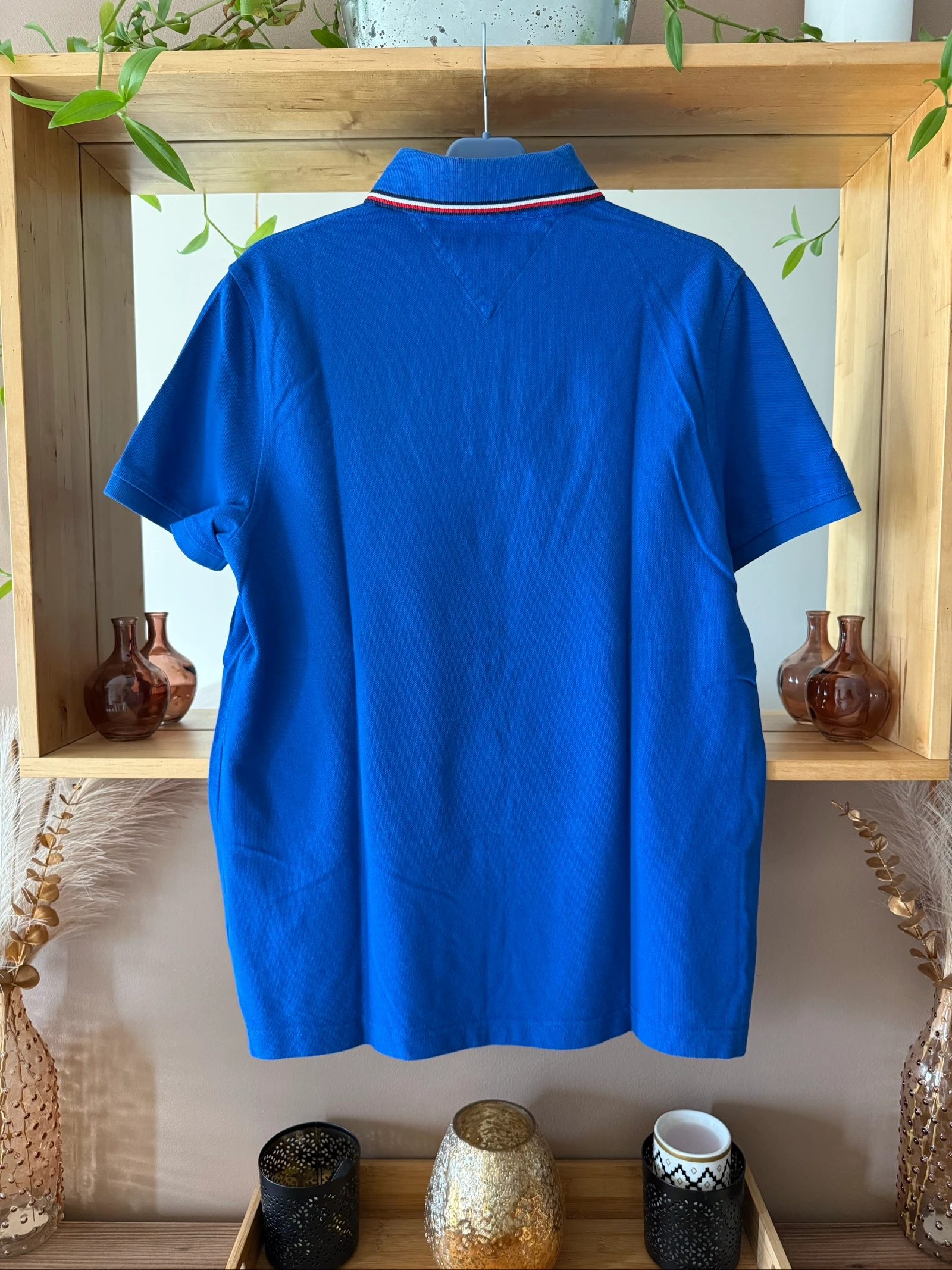 Polo Tommy Hilfiger Hombre M Custom Fit – Azul – Gran Logo – Vintage – Muy buen estado – photo 2